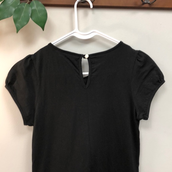 TED BAKER | Black ruffle tuxedo mini dress 0 - Picture 6 of 7